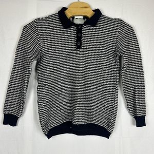 Striped Black and White Women's Sweatshirt